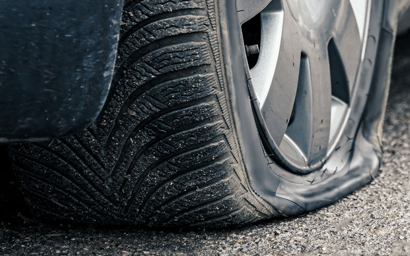 Lastik Patlamasına Karşı Kula'da Hızlı Müdahale